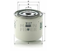 MANN-FILTER W 917 Oil Filter, manual transmission for DAF,DODGE,HEULIEZ,INDIGO