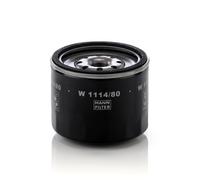 MANN-FILTER W 1114/80 Oil Filter - for Cars + Transporters