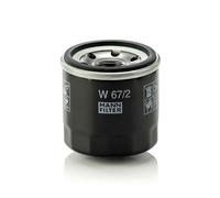 MANN Filter W67/2 Oil Filter Fits Bedford Chevrolet Daewoo Daihatsu Nissan Opel