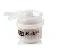WK42/10 Fuel Filter In Line 49mm Outer Diameter 58mm Height Service By Mann