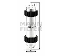 Fuel filter In-Line Filter WK 6008 MANN-FILTER for AUDI A7 Sportback A6 C7 A4 B9