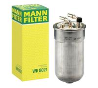 Mann Filter Fuel In-Line Filter WK8021 - Fits Opel Corsa, Vauxhall Corsa, Corsavan