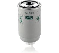 MANN-FILTER WK 842/2 Fuel Filter - for Off-Highway Single pack, White