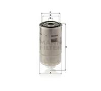 MANN-FILTER WK 854/4 Fuel Filter - CARS + TRANSPORTERS