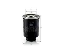 MANN-FILTER WK 8018 x Fuel Filter - for Cars + Transporters