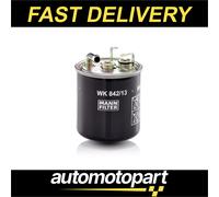MANN-FILTER Fuel Filter WK 842/13 In-Line - for MERCEDES-BENZ V-CLASS / SPRINTER 2.1D (00-06)