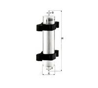 Mann Filter Fuel In-Line Filter WK 521/2 - 55mm OD, 274mm height - for BMW 3 Compact / Touring