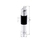 Fuel filter In-Line Filter WK 521/3 MANN-FILTER for BMW X5