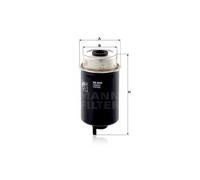 MANN WK8038 Fuel Filter 166mm Height Fits Land Rover Defender 2.4 Td4 4x4