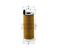 Oil Filter fits BMW 640D 3.0D 11 to 18 N57D30B Mann 11428507683 Quality New