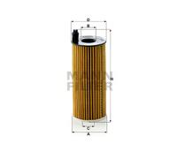 MANN HU6004x Oil Filter Service Replacement Fits BMW X6 30d xDrive 40d xDrive