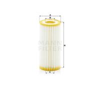 Engine Oil Filter Insert MANN HU6013Z