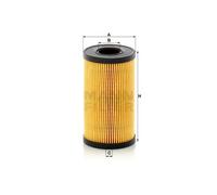 Engine Oil Filter Insert MANN HU6024Z