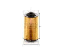MANN-FILTER HU 69/3 x Oil Filter - for Cars + Transporters