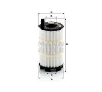 Oil filter Filter Insert HU 7005 x MANN-FILTER for AUDI VW LAMBORGHINI