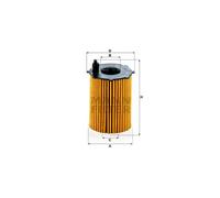 Oil filter Filter Insert HU 7006 z MANN-FILTER for FIAT ALFA ROMEO LANCIA