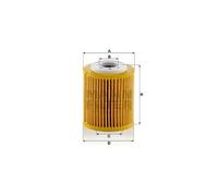 Oil Filter fits PEUGEOT 208 CR, Mk1, Mk2 1.5D 2018 on Mann 1624797780 1680682480