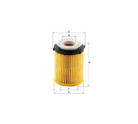 MANN HU711/6Z Oil Filter Fits Mercedes B-Class B 200 Natural Gas Drive / B 200 c