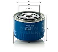 Oil Filter HU711x MANN 1124160 LF0114302 1152049 LF01143029A 1213177