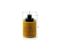 MANN-FILTER HU 712/7 x Oil Filter - for Cars + Transporters