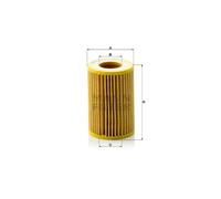 MANN-FILTER HU 712/9 x Oil filter