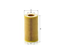 MANN-FILTER HU 718/1 n Oil Filter - CARS + TRANSPORTERS