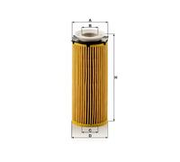 MANN-FILTER HU 720/3 x Oil Filter - CARS + TRANSPORTERS