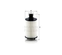 Original MANN-FILTER Oil filter HU 8008 z - Oil filter set with gasket / gasket set- For Passenger Cars