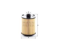 MANN HU8014Z Oil Filter Fits Volvo S60 S80 S90 V40 V60 V70 V90 XC40 XC60