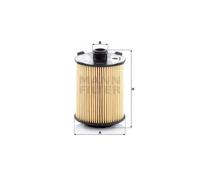 Engine Oil Filter Insert MANN HU8014Z