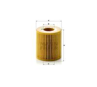 MANN-FILTER HU 815/2 x Oil filter