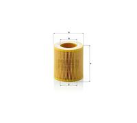 Mann-Filter HU 816 X Metal-Free Oil Filter