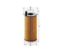 MANN-FILTER HU 820/2 x Oil Filter - for Cars + Transporters