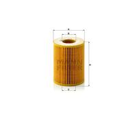 MANN-FILTER HU 820 x Oil Filter - CARS + TRANSPORTERS