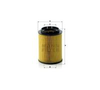 MANN HU932/6N Oil Filter Fits Audi A8 Ford Jeep Mercedes-Benz Porsche VW