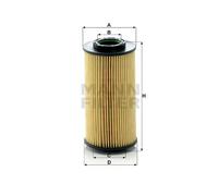 MANN-FILTER HU 712/10 x Oil Filter - CARS + TRANSPORTERS