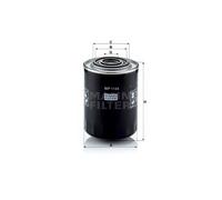 MANN Oil Filter 145mm Height Fits Renault Trucks Mascott 110.55 130.35 130.55
