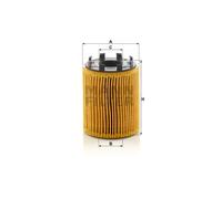 MANN Oil Filter 83mm Height Fits Alfa Romeo MiTo Citroën Fiat Opel Peugeot