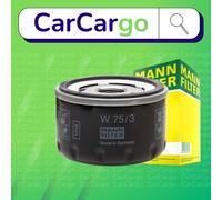 Mann Oil Filter For Renault Kangoo/Grand Kangoo 2008-2024 76x50mm Premium OEM