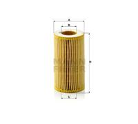 MANN-FILTER HU 718/6 x Oil Filter - CARS + TRANSPORTERS