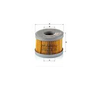 MANN P65/1X Fuel Filter Element Service Replacement Fits Jaguar XJ 12 5.3