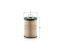 MANN PU9003z Fuel Filter Fits Volvo XC60 D5 AWD D5 2.4 D / D3 / D4 AWD 2.4 D