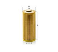 MANN-FILTER HU 615/3 x Oil Filter - CARS + TRANSPORTERS