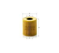 Oil Filter for CITROËN DS FIAT MANN-FILTER HU 711/51 x