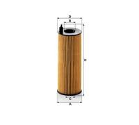 MANN-FILTER HU 721/5 x Oil Filter - CARS + TRANSPORTERS