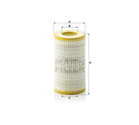 MANN Single Oil Filter Service Fits Mercedes-Benz C-Class C 32 AMG Kompressor