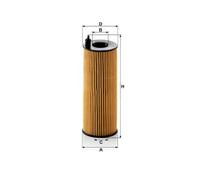 MANN-FILTER HU 721/5 x Oil filter