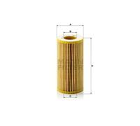 MANN Single Oil Filter Service Replacement Fits Volvo V40 T4 AWD T4 T5 AWD T5