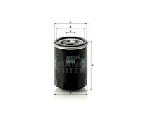 MANN W610/6 Oil Filter Service Replacement Repair Fits Honda Insight 1.3 IMA