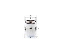 Oil Filter fits VOLVO C30 533 1.8 2.0 06 to 12 Mann 30711781 31330050 30731880